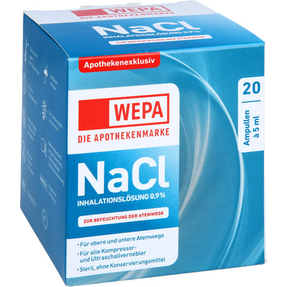 WEPA Inhalationslösung NaCl 0,9% 20X5 ml