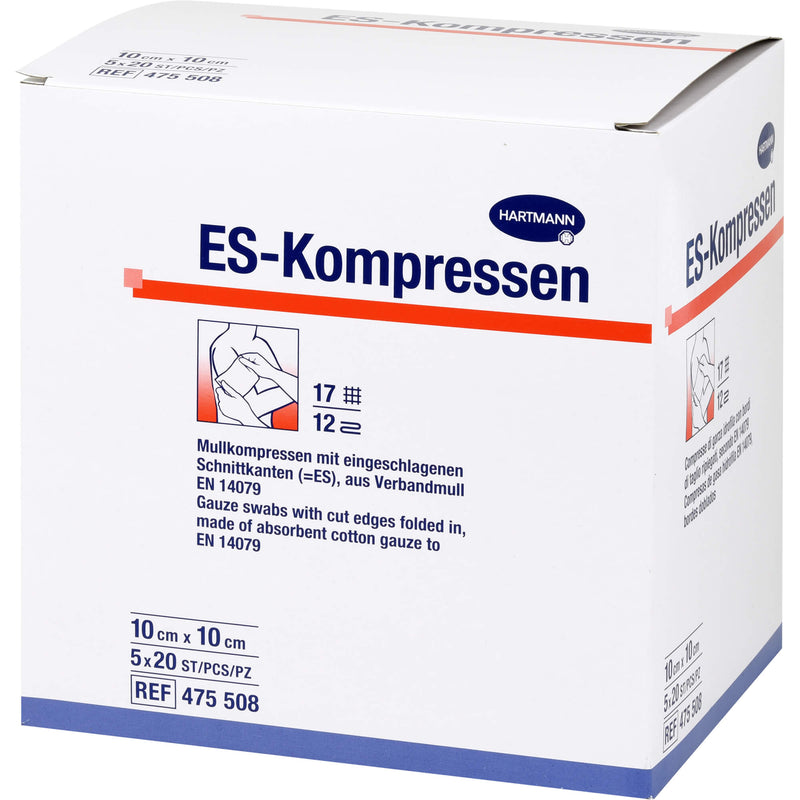 ES-KOMPRESSEN STER 10X10CM 5X20 St