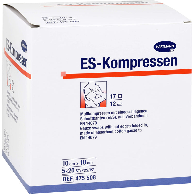 ES-KOMPRESSEN STER 10X10CM 5X20 St