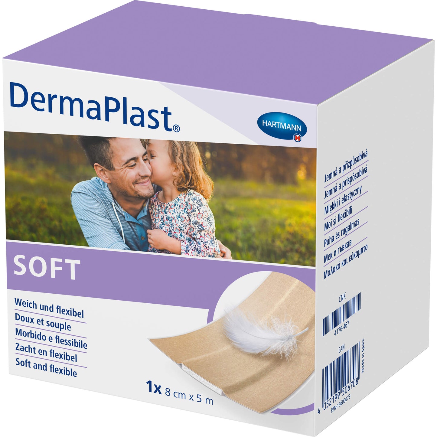 DERMAPLAST SOFT Pflaster 8 cmx5 m 1 St