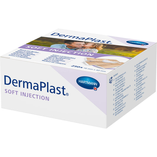 DERMAPLAST SOFT Injection Pflasterstrips 16x40 mm 250 St