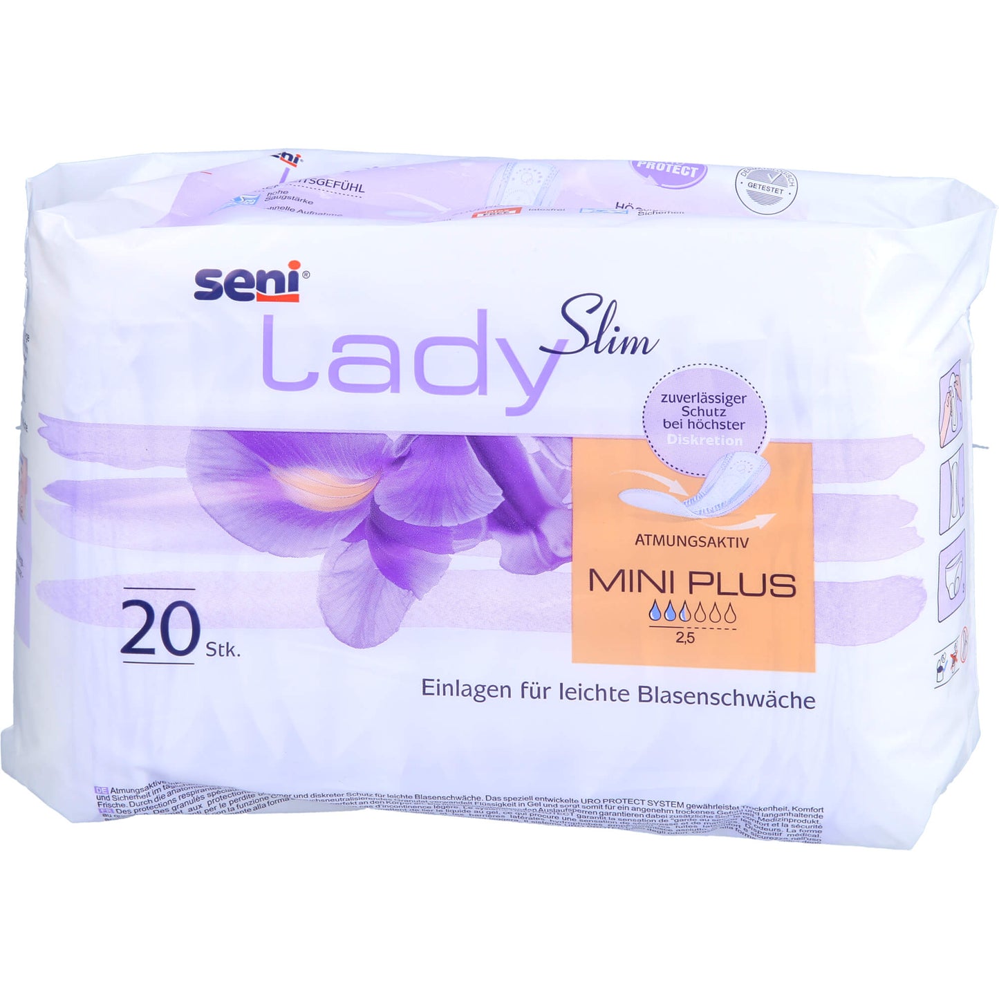 SENI Lady Slim Inkontinenzeinlage mini plus 20 St