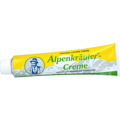 ALPENKRÄUTER Creme Lacure m.Cannabisöl u.Teufelskr 200 ml