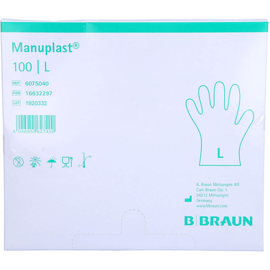 MANUPLAST Einmal Handschuhe PE Gr.L 100 St