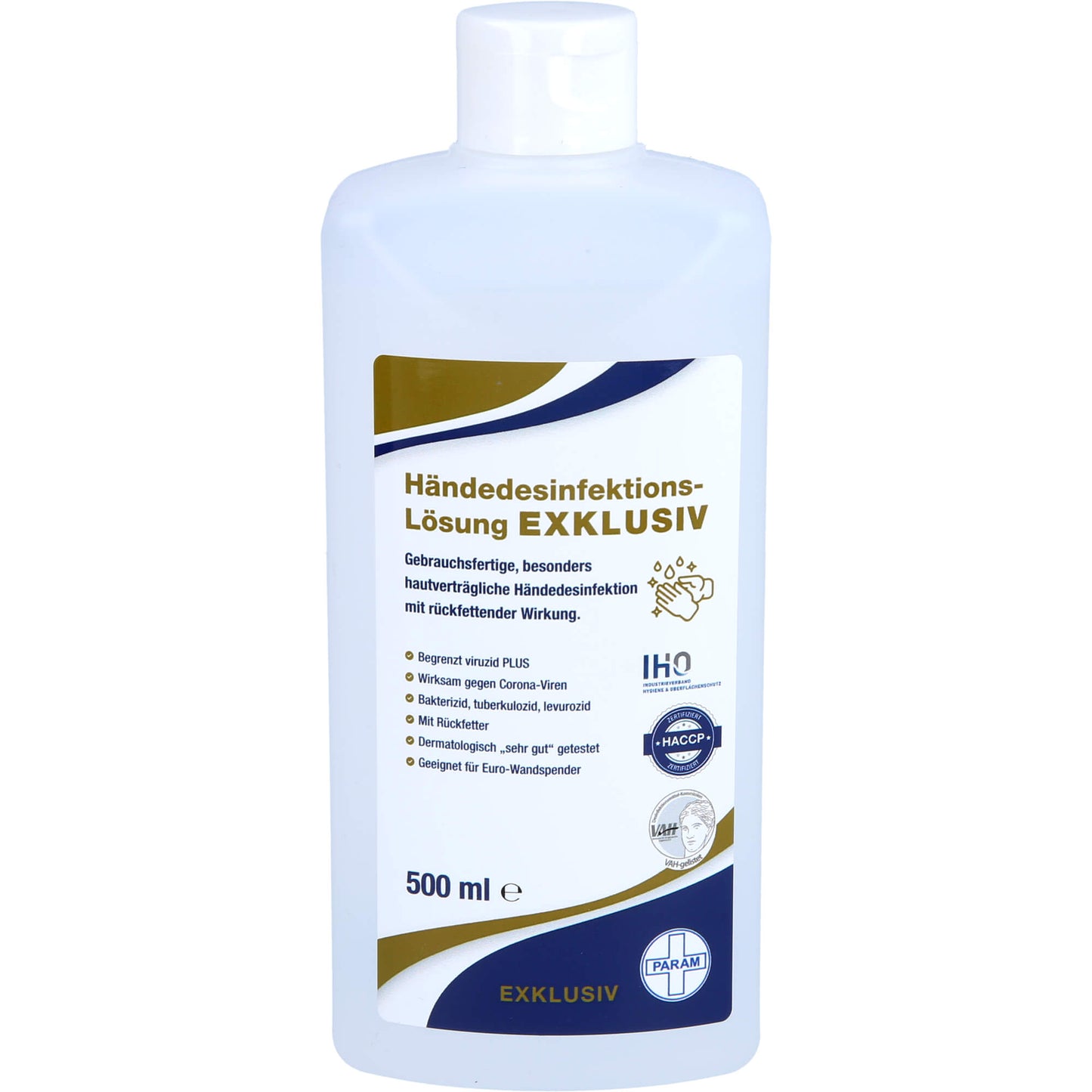 HÄNDEDESINFEKTION-Lösung EXKLUSIV Param 500 ml