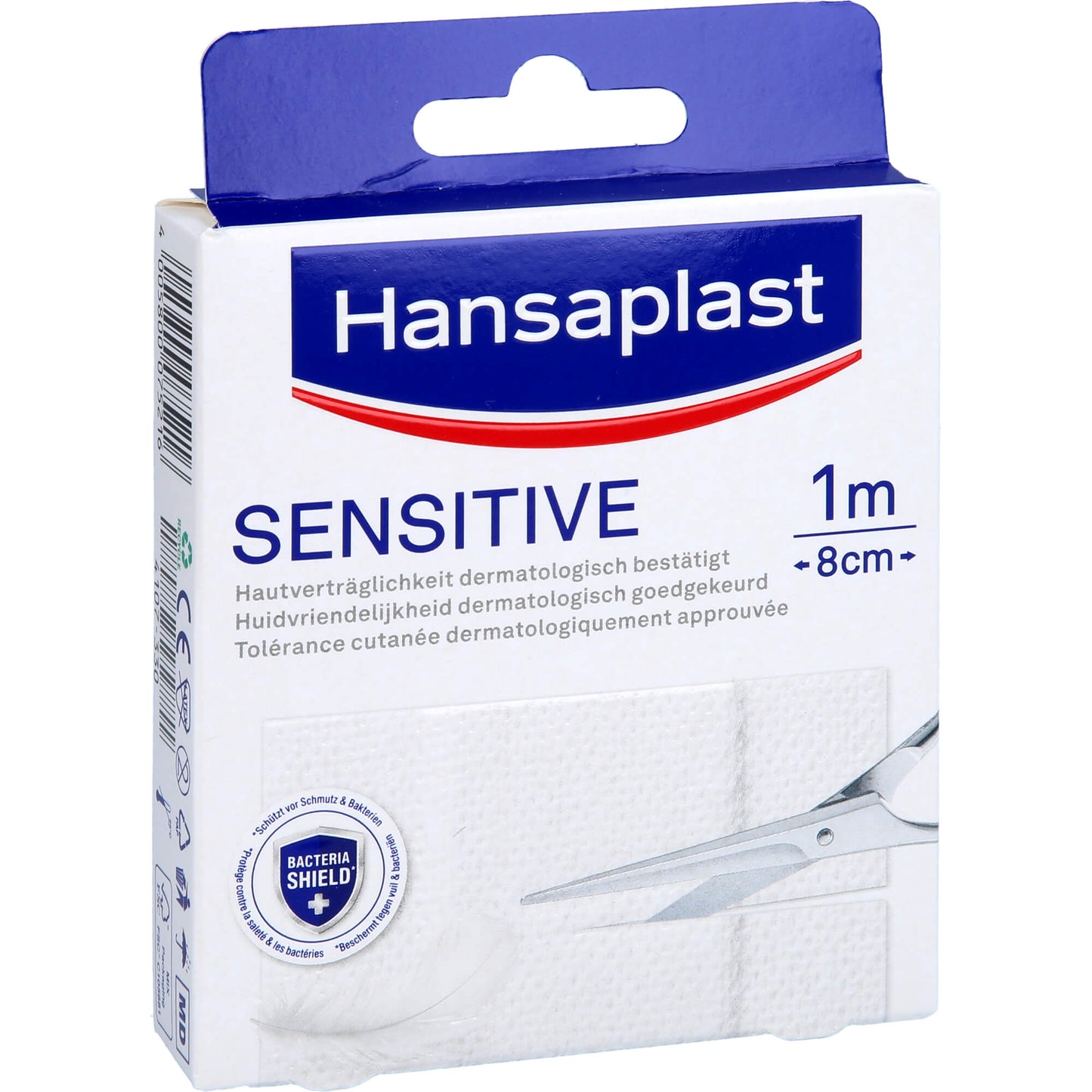 HANSAPLAST Sensitive Pflast.hypoallergen 8 cmx1 m 1 St