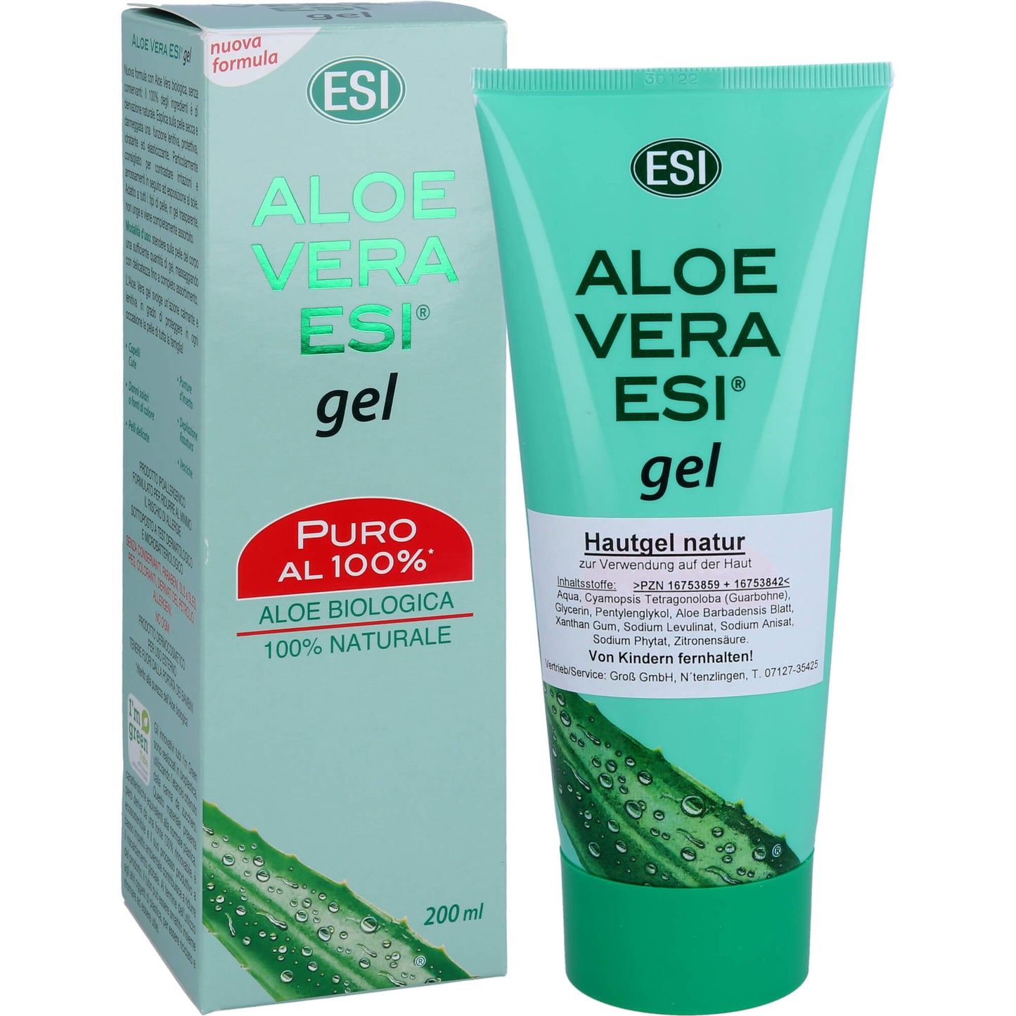 ALOE VERA GEL natur Bio 200 ml