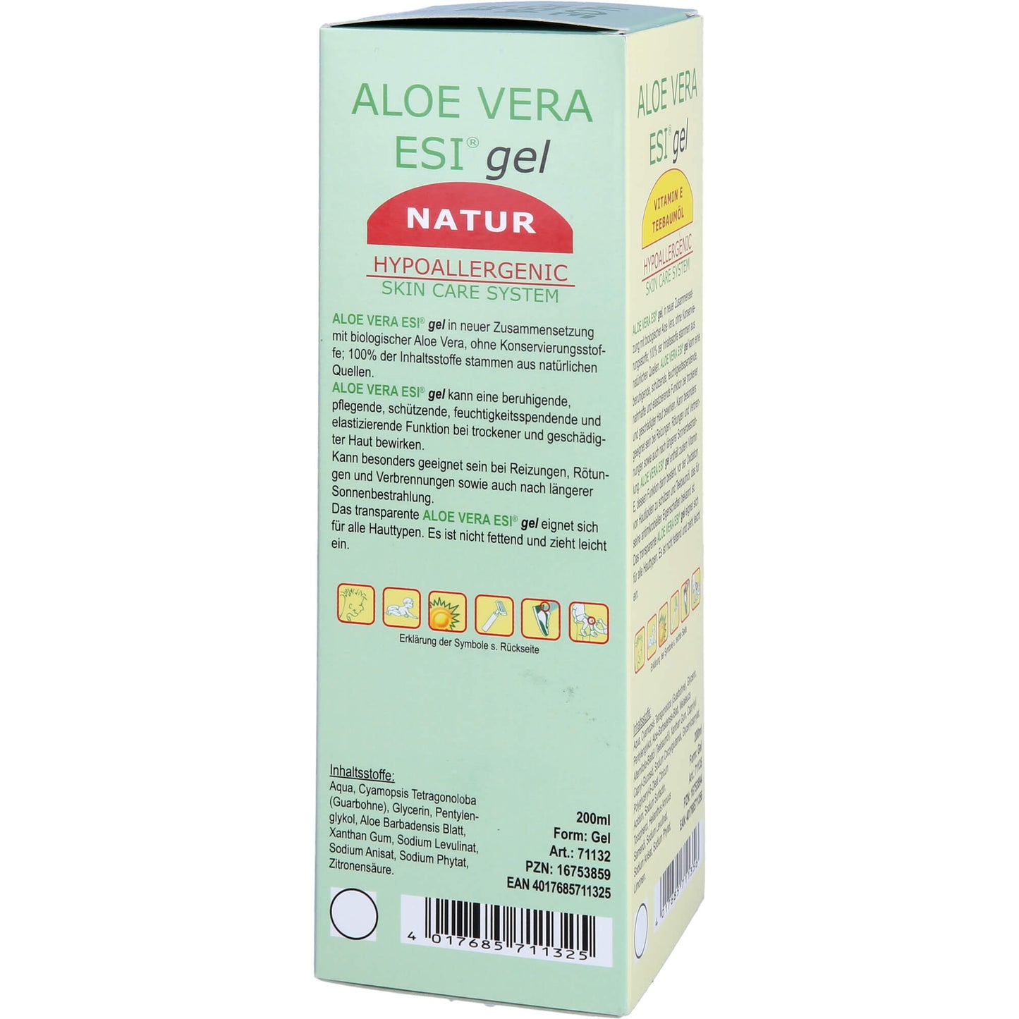 ALOE VERA GEL natur Bio 200 ml