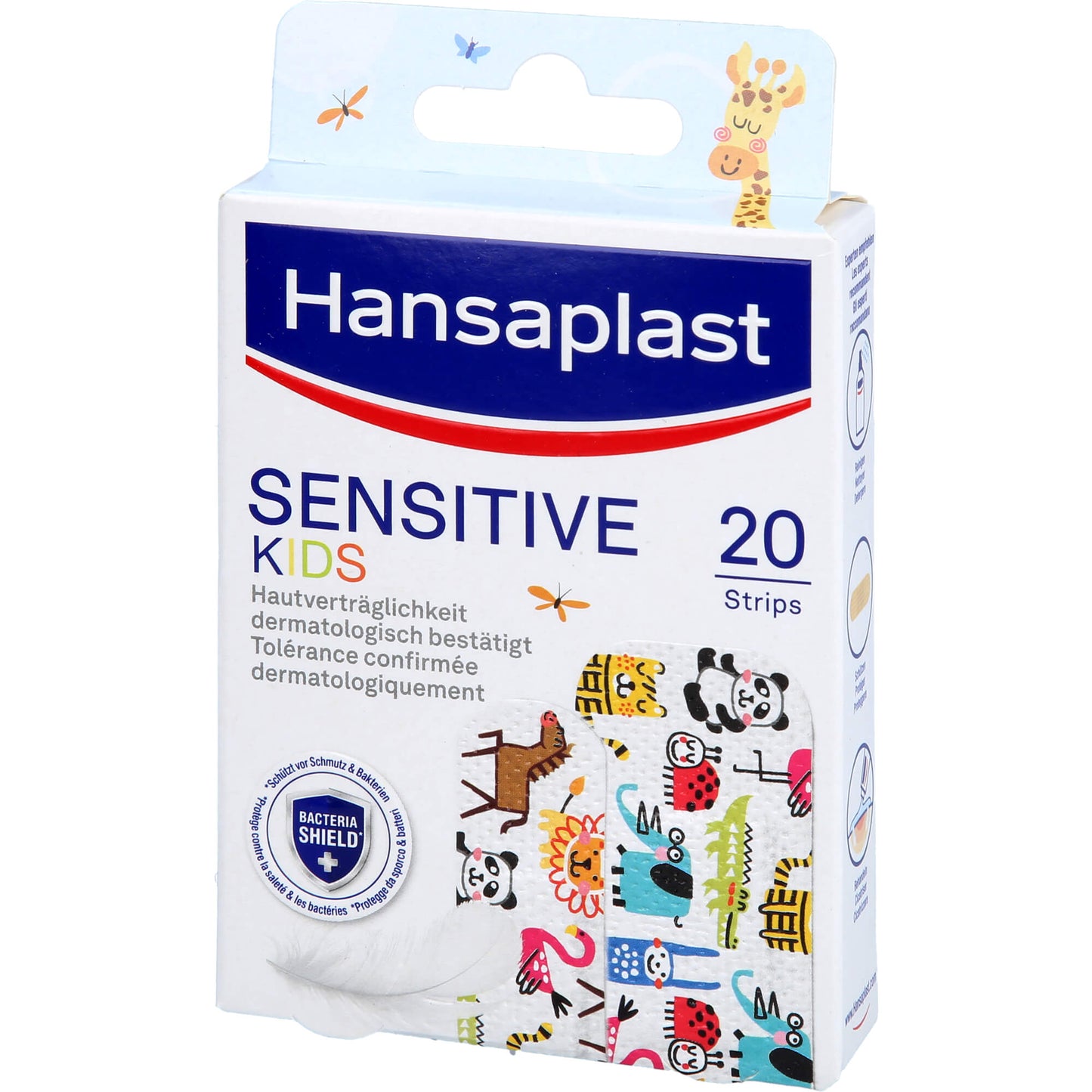 HANSAPLAST Sensitive Kinder Pflasterstrips 20 St