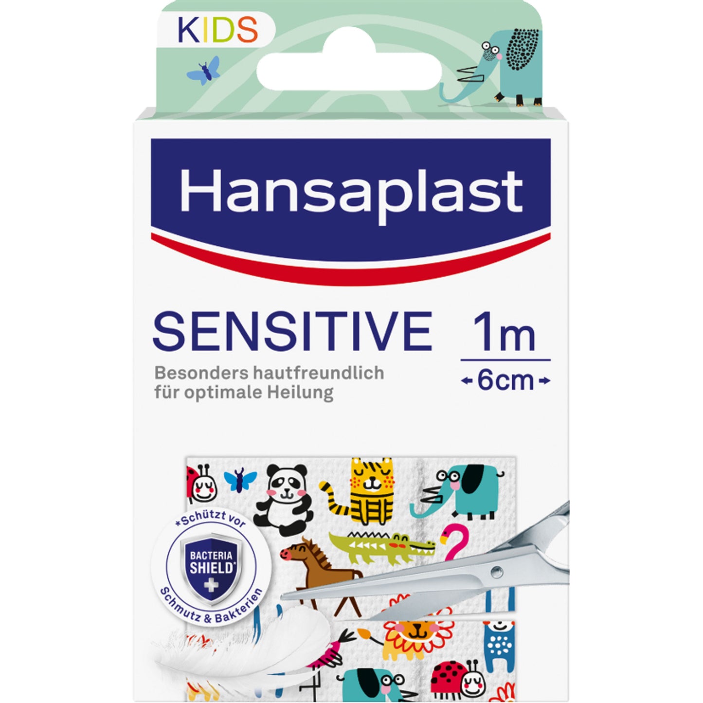HANSAPLAST Sensitive Kinder Pflaster 6 cmx1 m 1 St