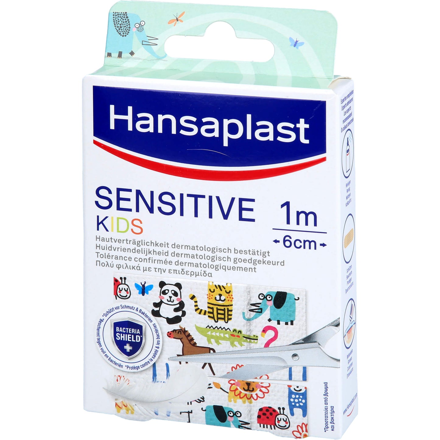 HANSAPLAST Sensitive Kinder Pflaster 6 cmx1 m 1 St