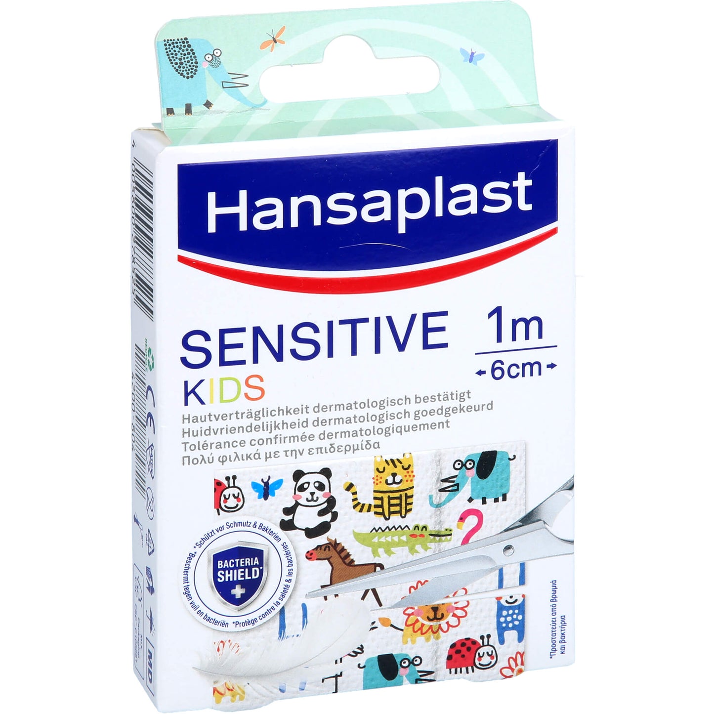 HANSAPLAST Sensitive Kinder Pflaster 6 cmx1 m 1 St