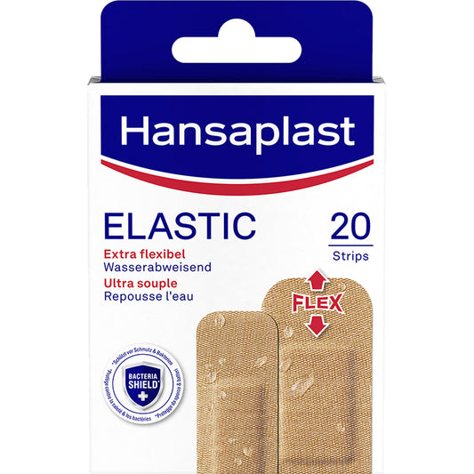 HANSAPLAST Elastic Pflasterstrips 20 St