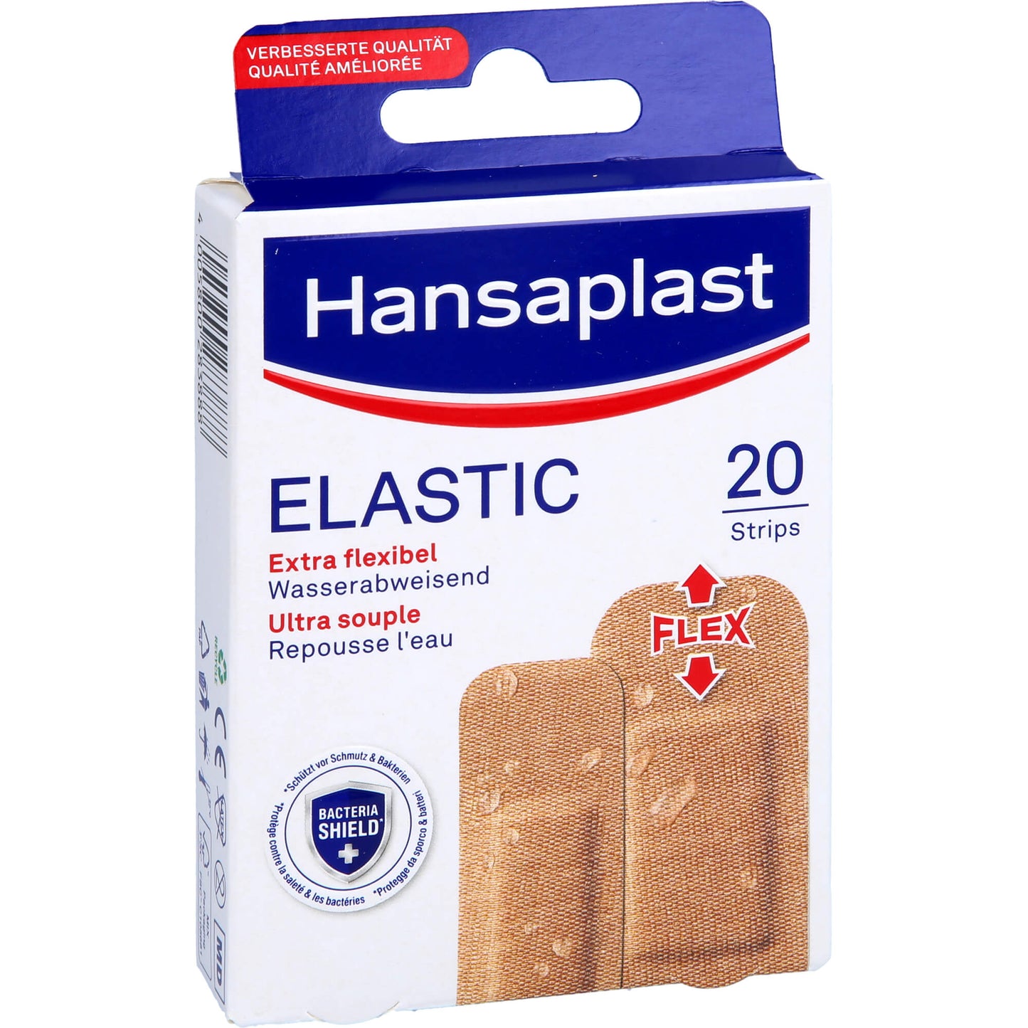 HANSAPLAST Elastic Pflasterstrips 20 St