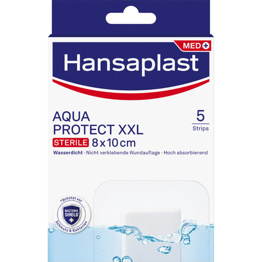 HANSAPLAST Aqua Protect Wundverb.steril 8x10 cm 5 St