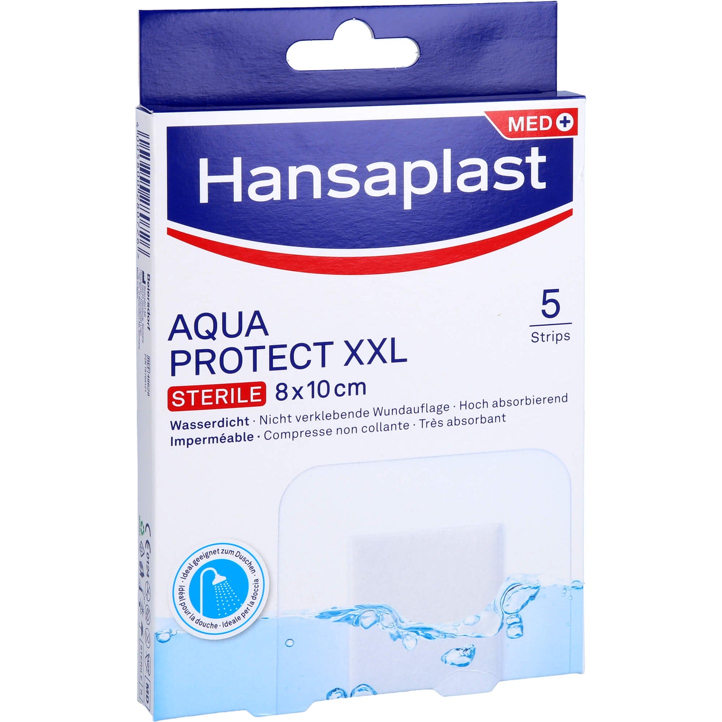 HANSAPLAST Aqua Protect Wundverb.steril 8x10 cm 5 St