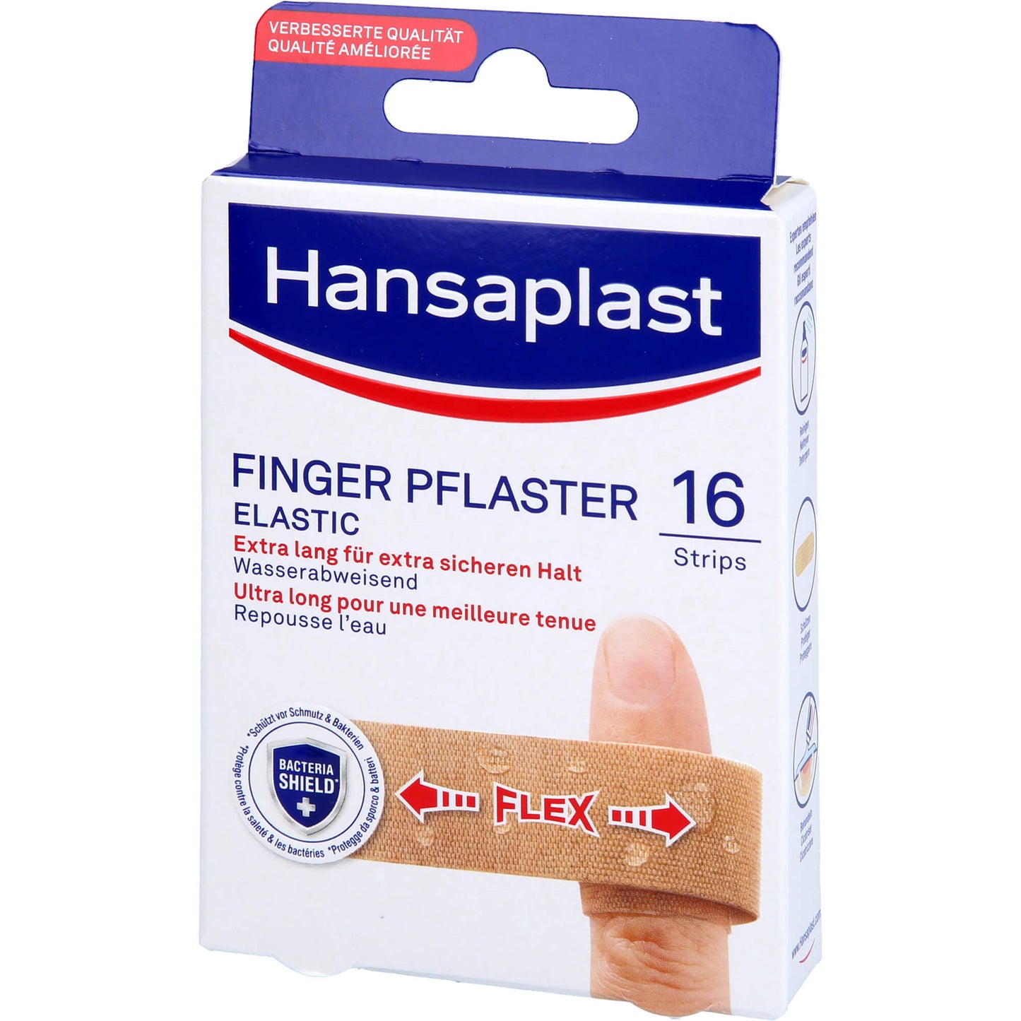 HANSAPLAST Elastic Finger Pflasterstrips 16 St