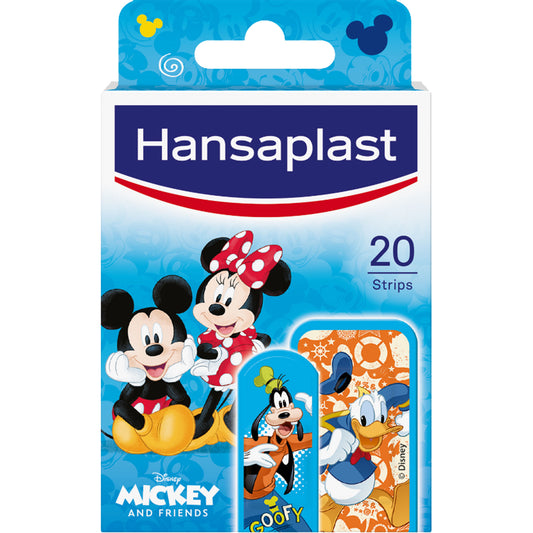 HANSAPLAST Kinder Pflasterstrips Mickey & Friends 20 St