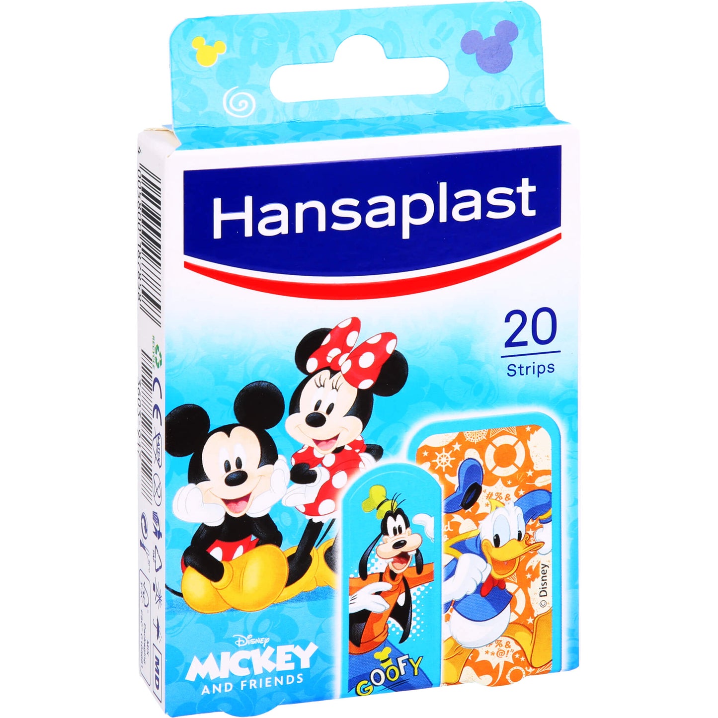 HANSAPLAST Kinder Pflasterstrips Mickey & Friends 20 St