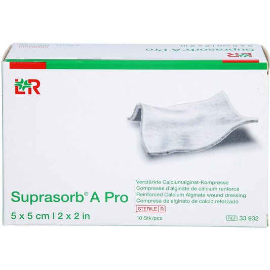 SUPRASORB A Pro Calciumalginat Kompr.5x5 cm 10 St