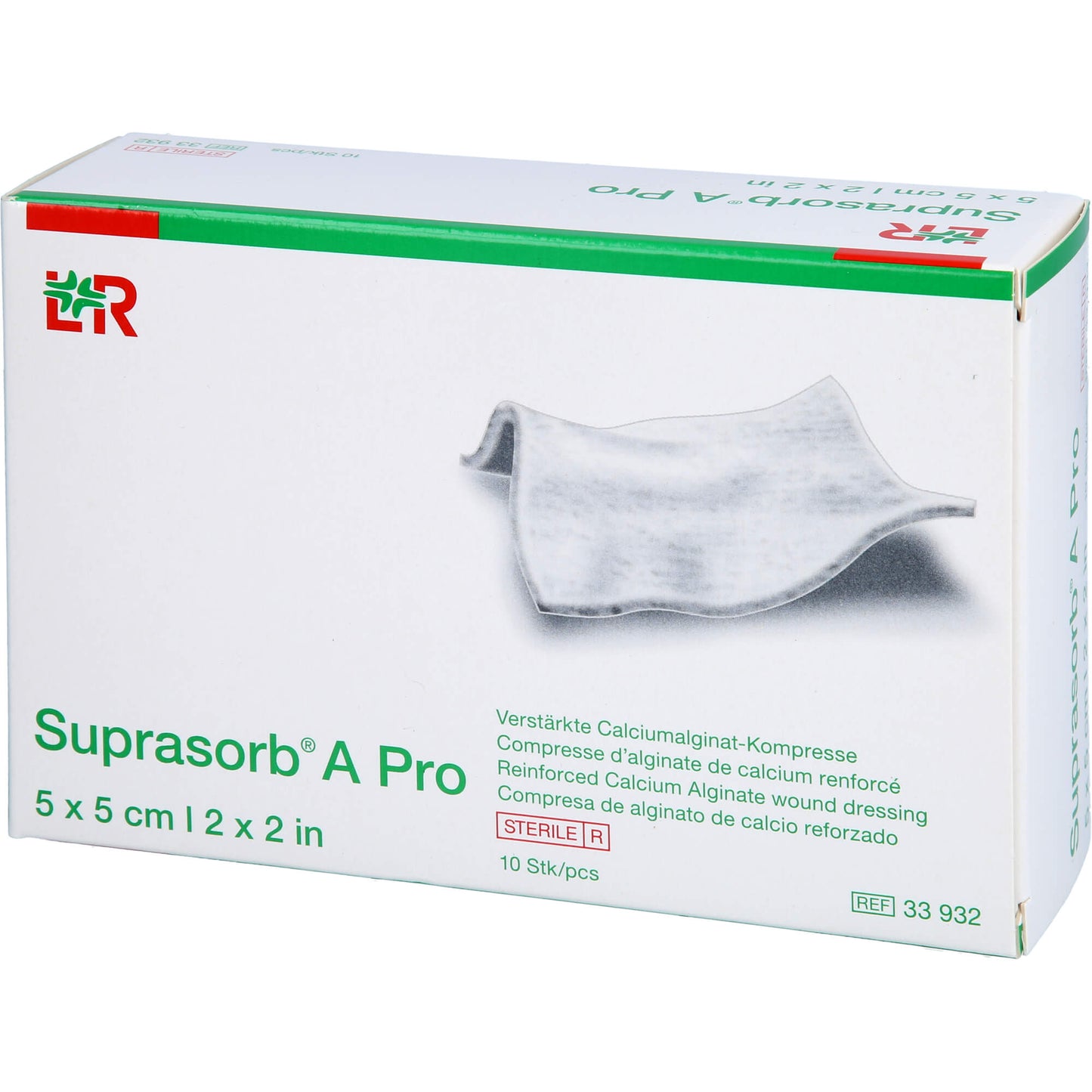 SUPRASORB A Pro Calciumalginat Kompr.5x5 cm 10 St