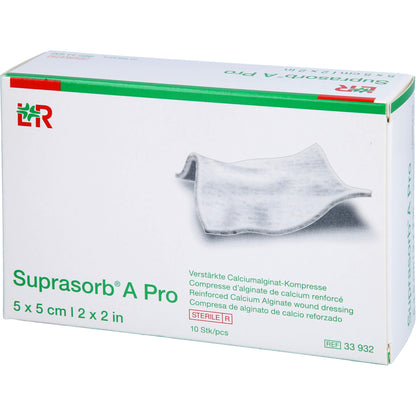 SUPRASORB A Pro Calciumalginat Kompr.5x5 cm 10 St