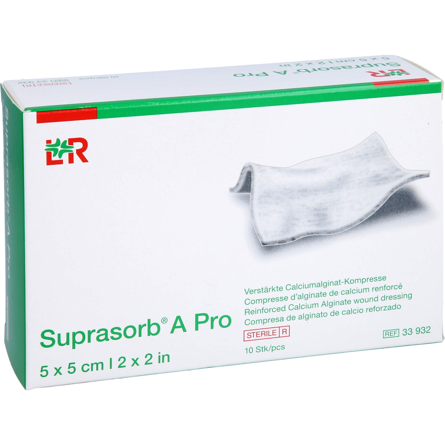 SUPRASORB A Pro Calciumalginat Kompr.5x5 cm 10 St