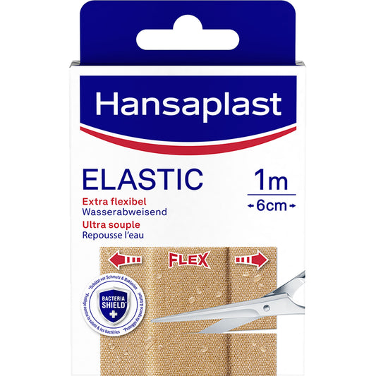 HANSAPLAST Elastic Pflaster 6 cmx1 m 1 St