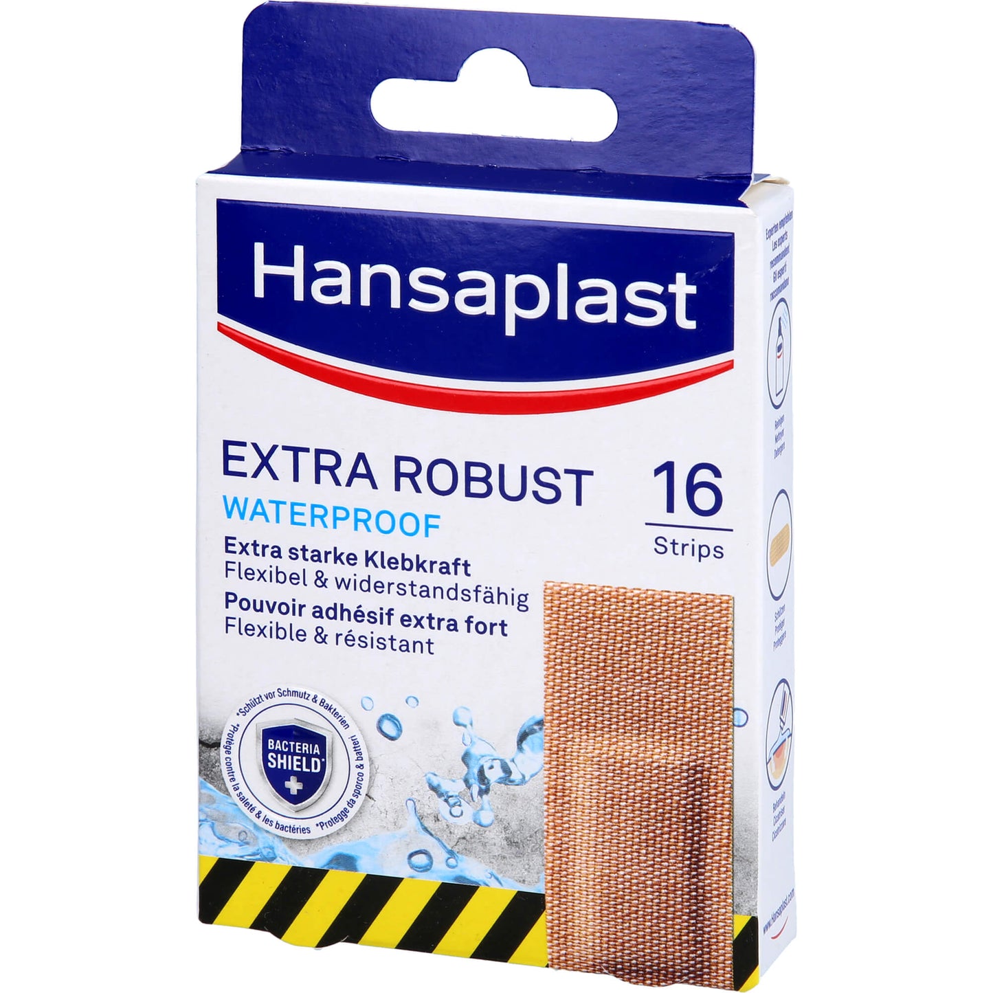 HANSAPLAST extra robust wasserdicht Pflasterstrips 16 St