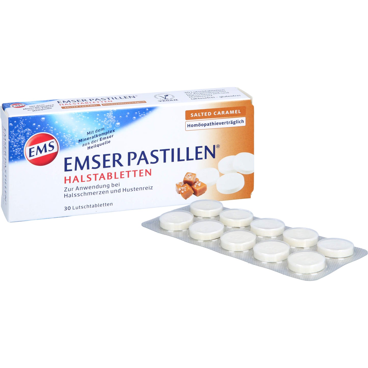 EMSER Pastillen Halstabletten salted Caramel 30 St