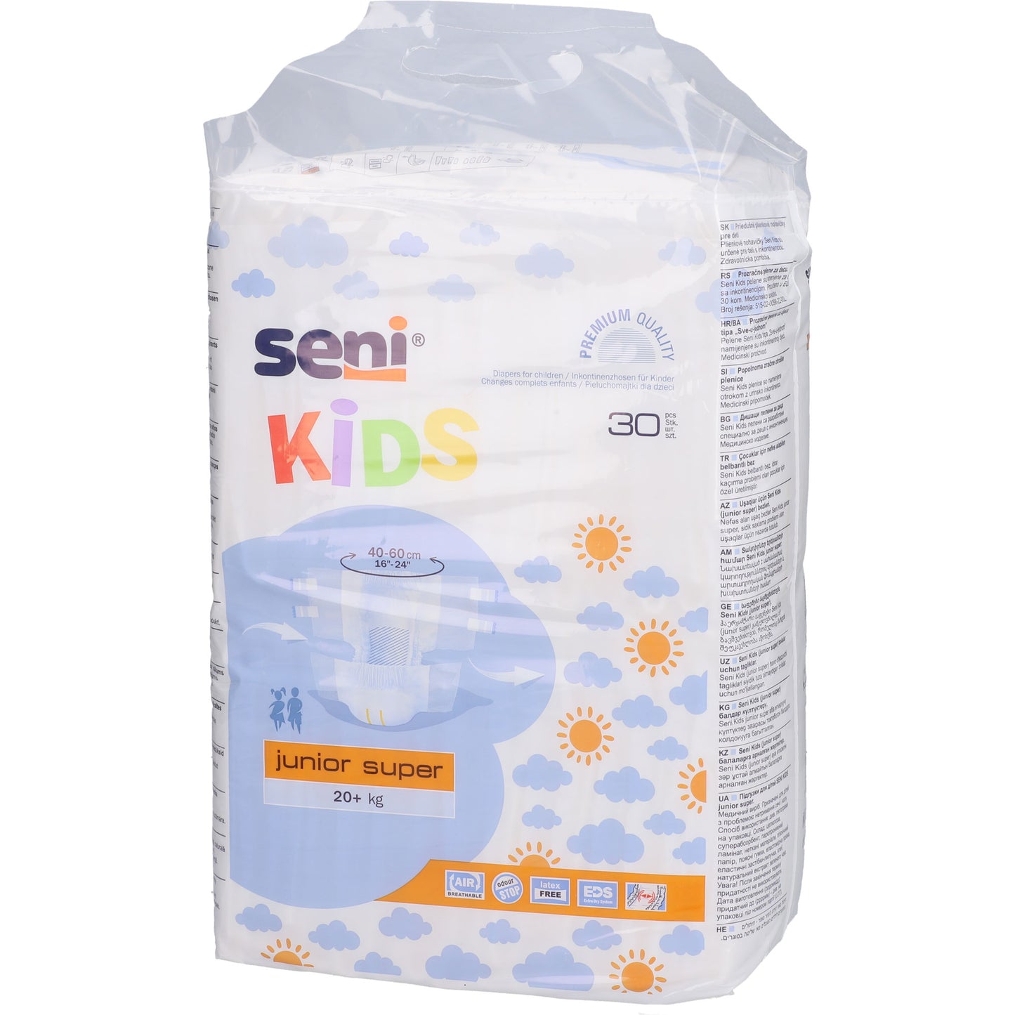 SENI Kids Junior Inkontinenzslip super ab 20 kg 30 St