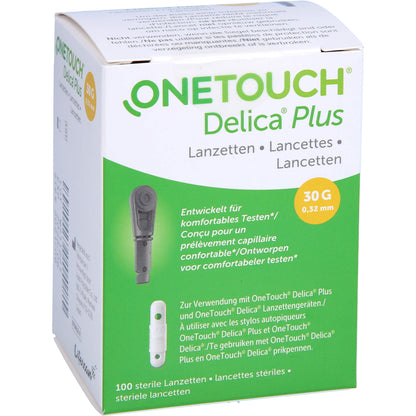 ONE TOUCH Delica Plus Nadellanzetten 30 G 0,32mm 100 St