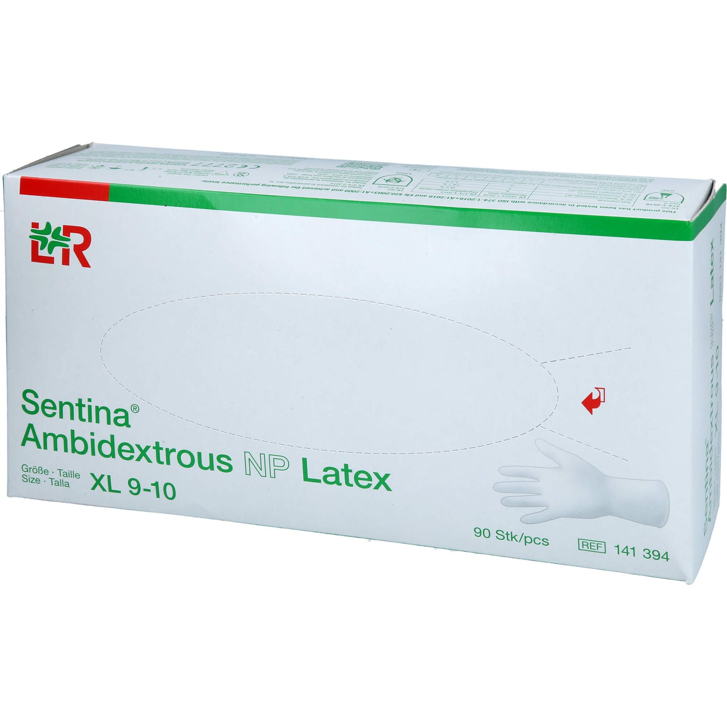 SENTINA Ambidextrous Unters.Hands.puderfr.Gr.XL 90 St