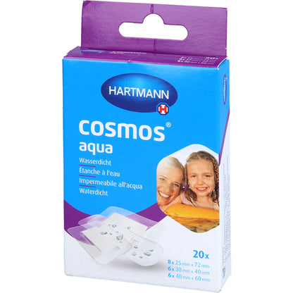 COSMOS aqua Pflasterstrips 3 Größen 20 St