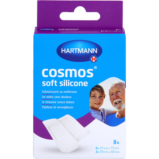 COSMOS soft silicone Pflasterstrips 2 Größen 8 St