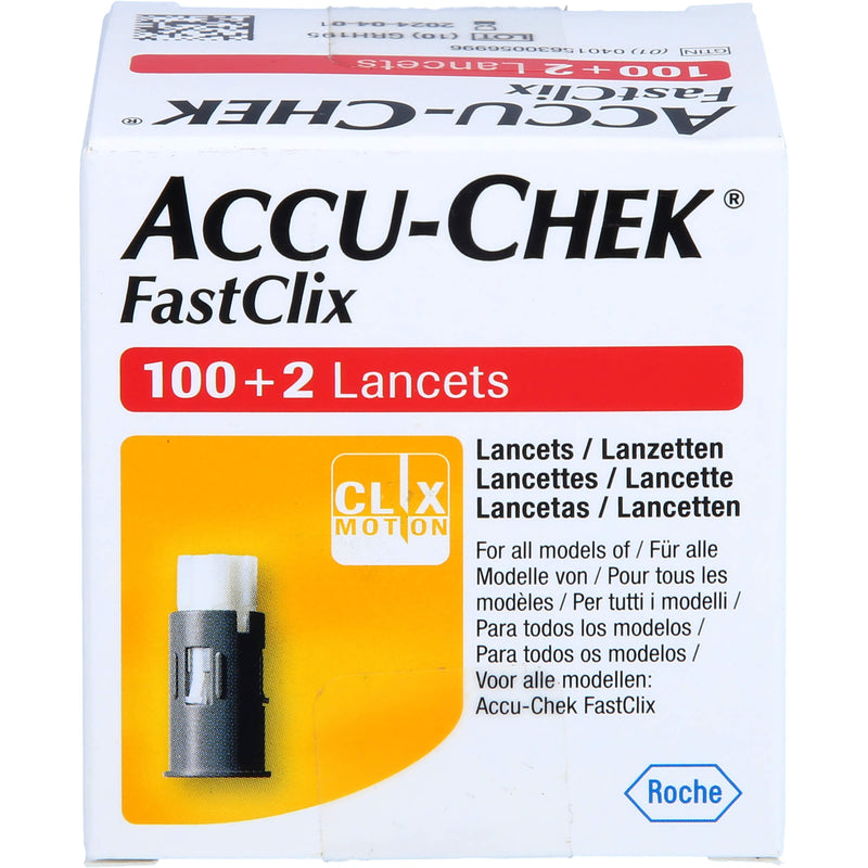 ACCU CHEK FASTCLIX LANZETT 102 St