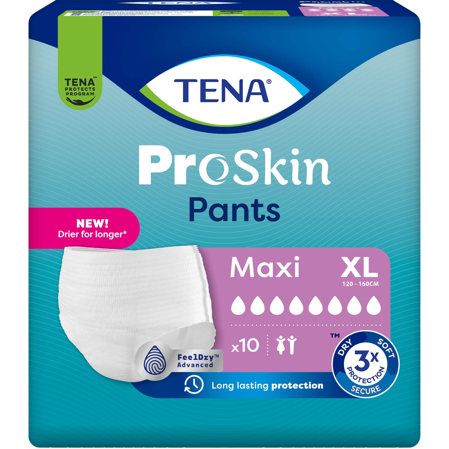 TENA PANTS Maxi XL bei Inkontinenz 10 St
