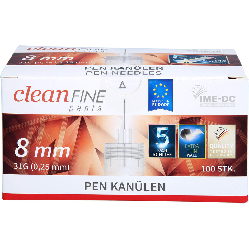 CLEANFINE PENTA 31G 8MM 100 St