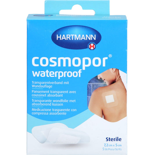 COSMOPOR waterproof Wundverband 5x7,2 cm OTC 5 St