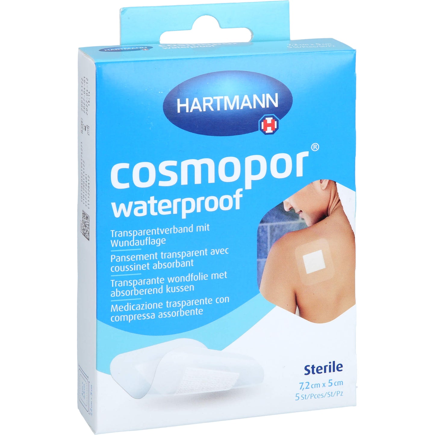 COSMOPOR waterproof Wundverband 5x7,2 cm OTC 5 St
