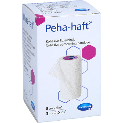 PEHA-HAFT Fixierbinde latexfrei 8 cmx4 m OTC 1 St