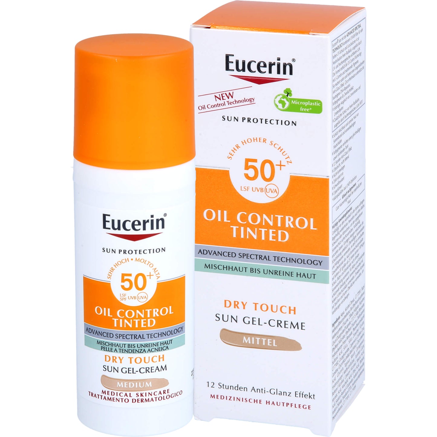 Eucerin Sun Oil C. Tinted 50+ Mittel 50 ML