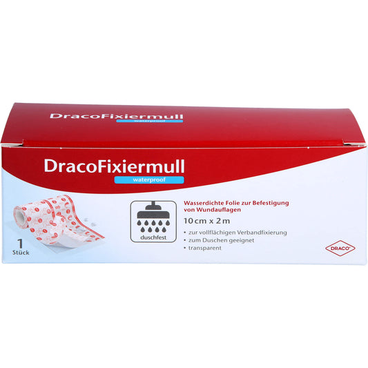 Draco Fixiermull waterproof 10cmx2m 1 ST
