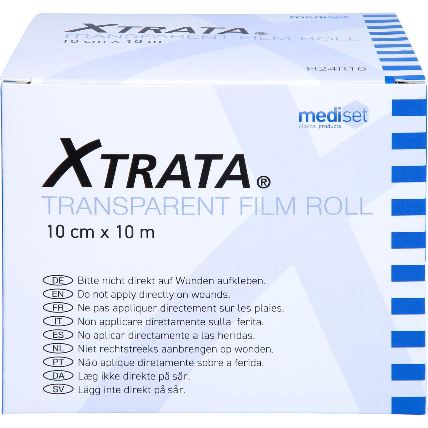 XTRATA transp.Folienverb.10 cmx10 m unsteril Rolle 1 St