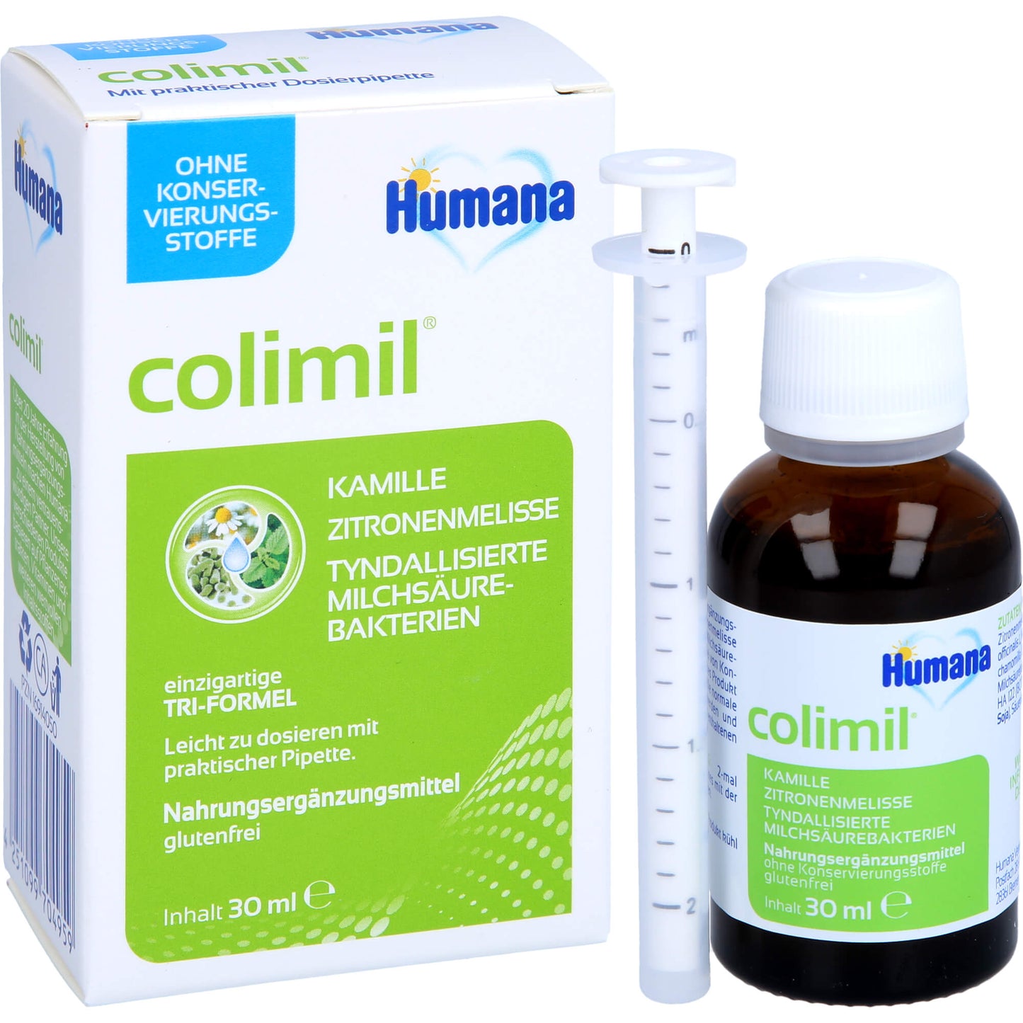 HUMANA colimil o.Konservierungsstoffe m.Dos.Pipet. 30 ml