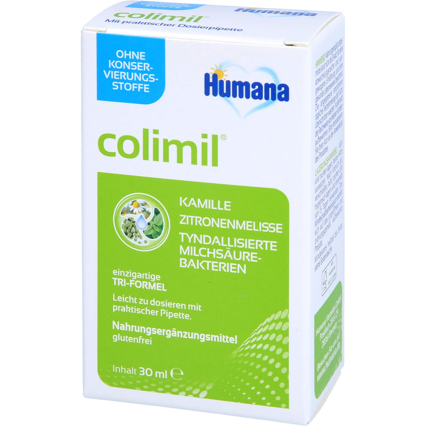 HUMANA colimil o.Konservierungsstoffe m.Dos.Pipet. 30 ml