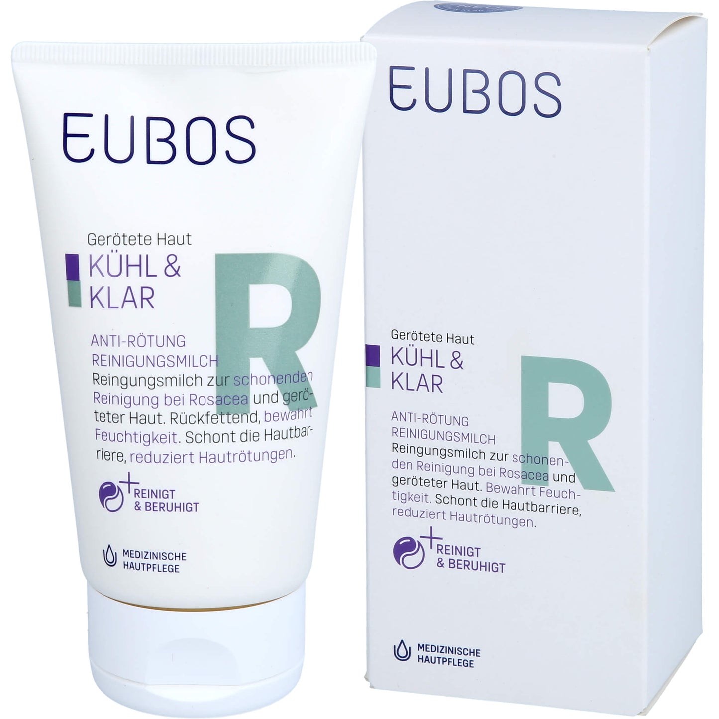 EUBOS KÜHL & KLAR Anti-Rötung Reinigungsmilch 150 ml