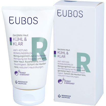 EUBOS KÜHL & KLAR Anti-Rötung Reinigungsmilch 150 ml