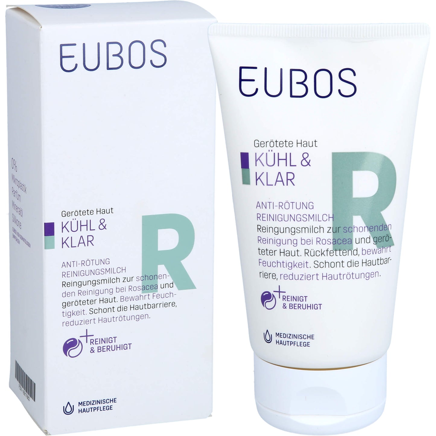 EUBOS KÜHL & KLAR Anti-Rötung Reinigungsmilch 150 ml