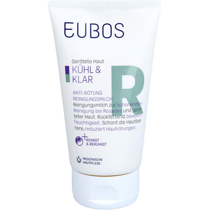 EUBOS KÜHL & KLAR Anti-Rötung Reinigungsmilch 150 ml